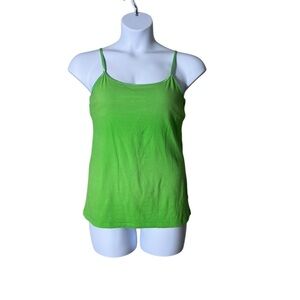 SO The Perfect Cami Y2K Women Long Top Tank Size XL Festival Kawaii Beachy Green